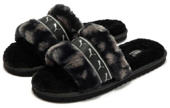 (WMNS) Fluff Remix Animal BX «Gris Negro»