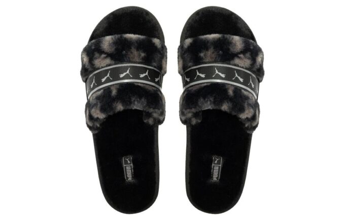 (WMNS) Fluff Remix Animal BX «Gris Negro»