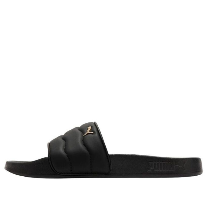 (WMNS) Lead Cat 2.0 Puffy «Negro Metalizado Dorado»