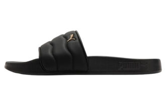 (WMNS) Lead Cat 2.0 Puffy «Negro Metalizado Dorado»