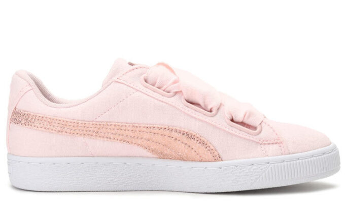 (WMNS) Lienzo con forma de corazón de cesta «Rosa»