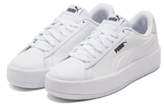 (WMNS) Lily Plataforma Cuero «Blanco»