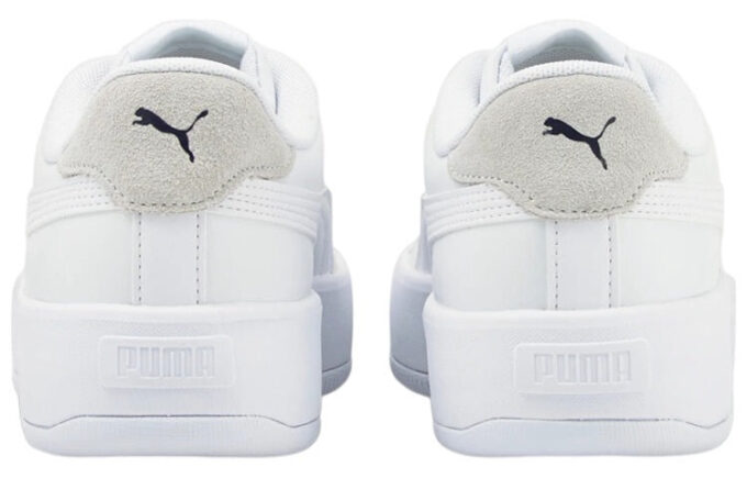 (WMNS) Lily Plataforma Cuero «Blanco»