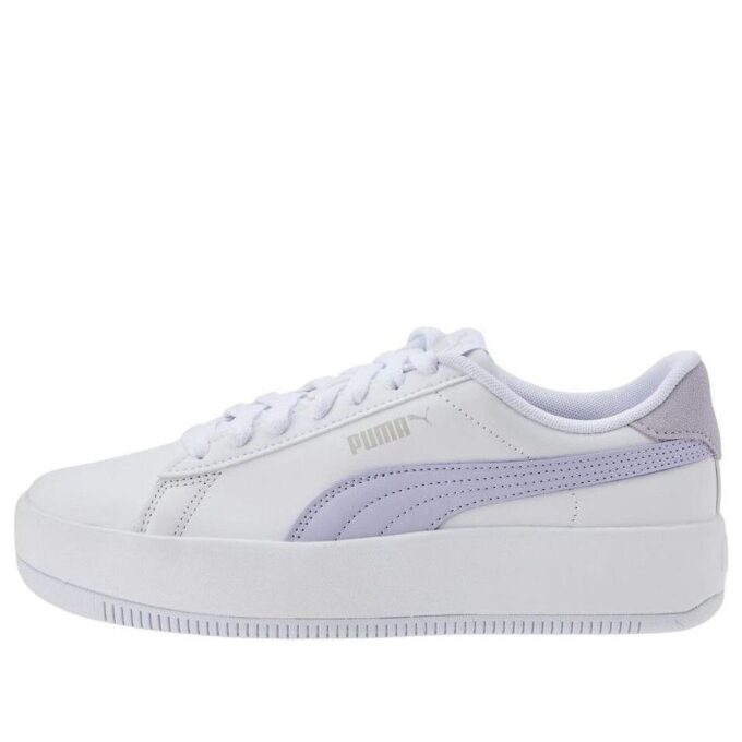 (WMNS) Lily Platform con cordones «Blanco Morado Jaspeado»