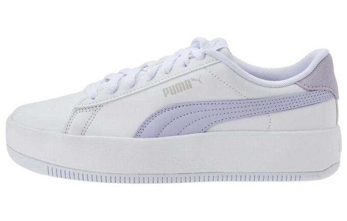 (WMNS) Lily Platform con cordones «Blanco Morado Jaspeado»