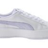 (WMNS) Lily Platform con cordones «Blanco Morado Jaspeado»