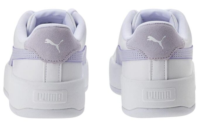 (WMNS) Lily Platform con cordones «Blanco Morado Jaspeado»