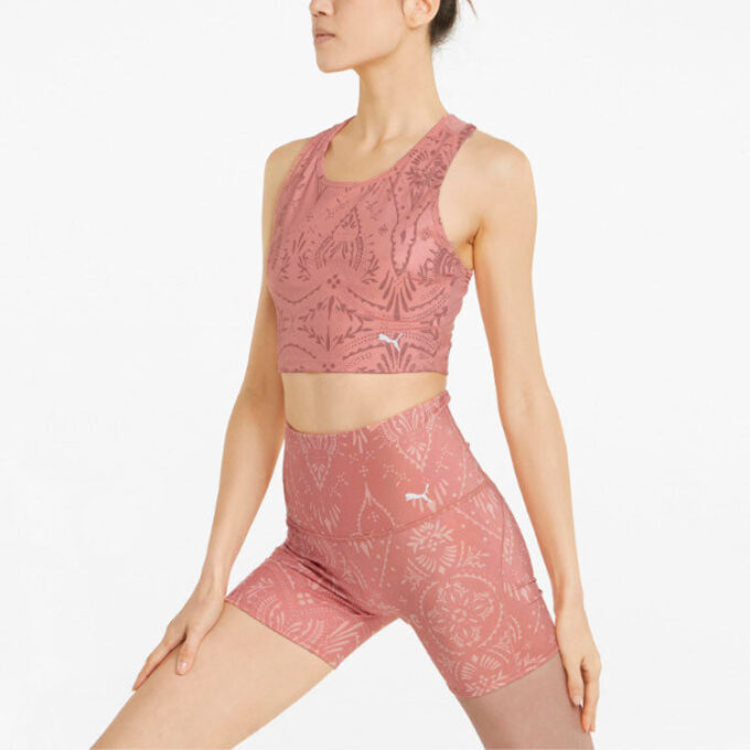 (WMNS) Malla de entrenamiento corta con estampado de estudio «Rosette»