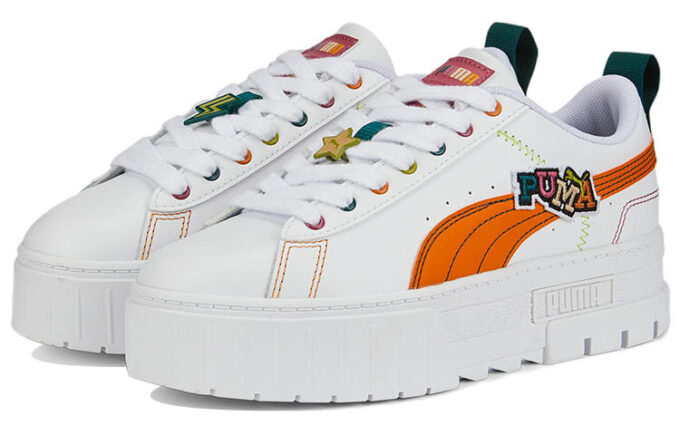 (WMNS) Mayze perforado «Ladrillo naranja blanco»