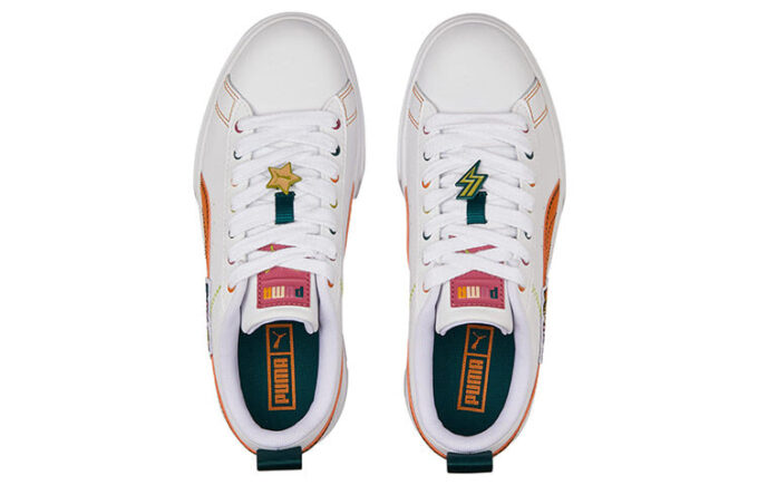 (WMNS) Mayze perforado «Ladrillo naranja blanco»