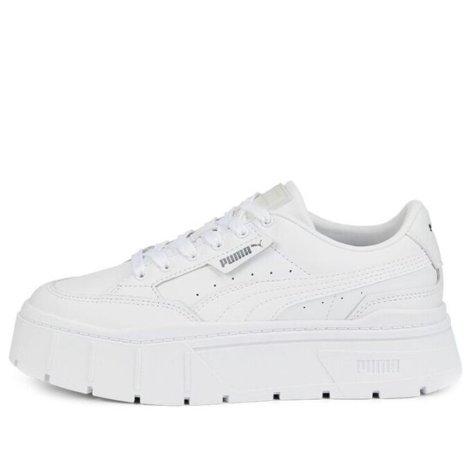 (WMNS) Mayze Stack Leather «Triple White»