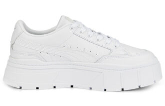 (WMNS) Mayze Stack Leather «Triple White»