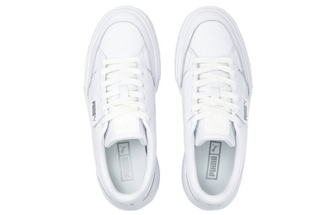 (WMNS) Mayze Stack Leather «Triple White»
