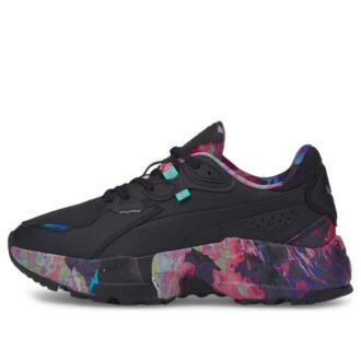 (WMNS) Orquídea «Floral – Black Elektro Aqua»