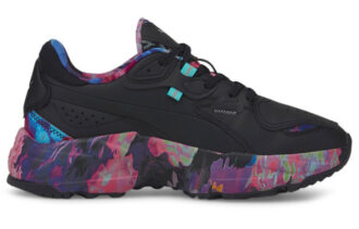 (WMNS) Orquídea «Floral – Black Elektro Aqua»