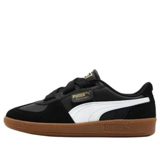 (WMNS) Palermo Wide Lace SD «Negro Blanco Dorado»