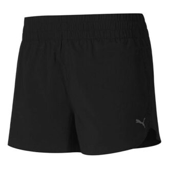 (WMNS) Pantalones cortos de entrenamiento tejidos favoritos de 4 pulgadas «Negro»