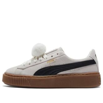 (WMNS) Plataforma de gamuza «Blanco crema»