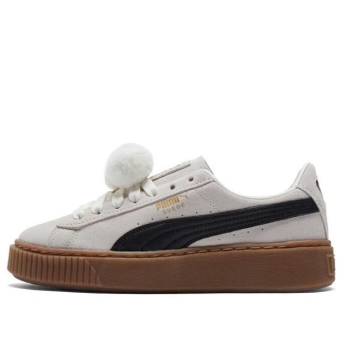(WMNS) Plataforma de gamuza «Blanco crema»