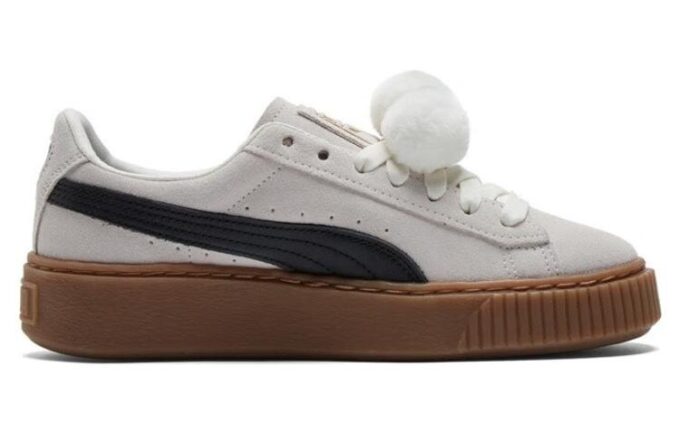 (WMNS) Plataforma de gamuza «Blanco crema»