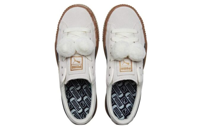 (WMNS) Plataforma de gamuza «Blanco crema»