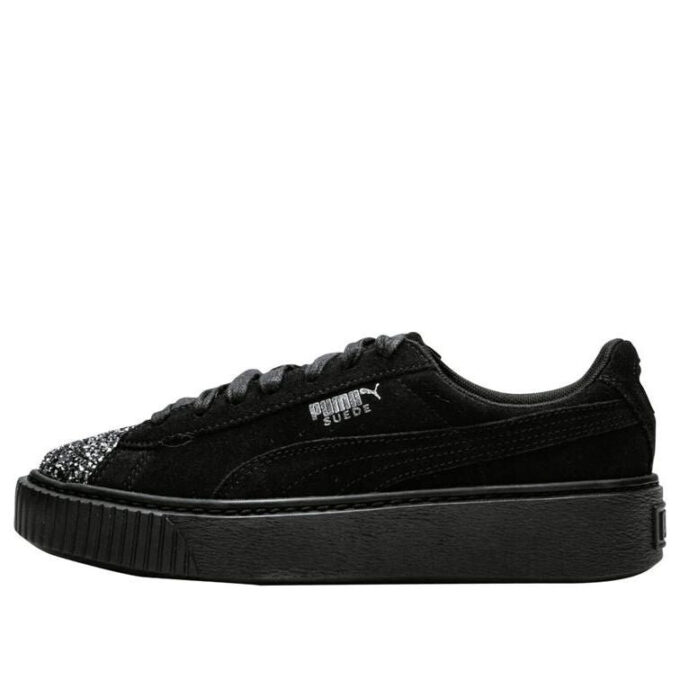 (WMNS) Plataforma de gamuza «Crushed Gem – Negro»