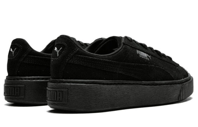 (WMNS) Plataforma de gamuza «Crushed Gem – Negro»