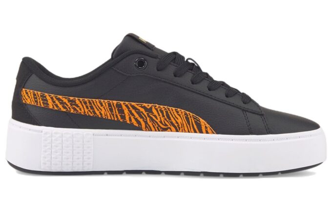 (WMNS) Plataforma Mash «Negro Blanco Naranja»