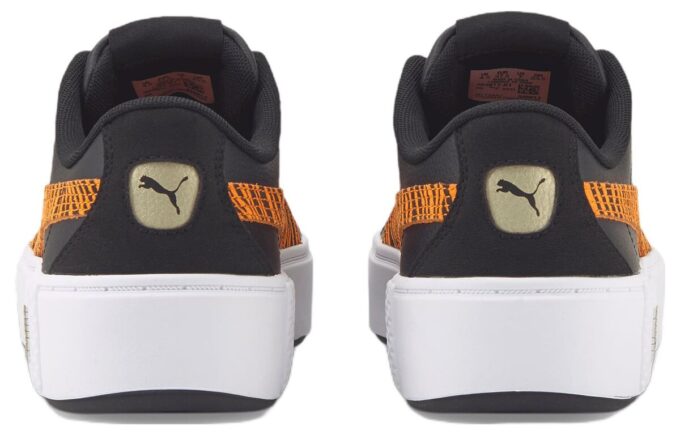 (WMNS) Plataforma Mash «Negro Blanco Naranja»