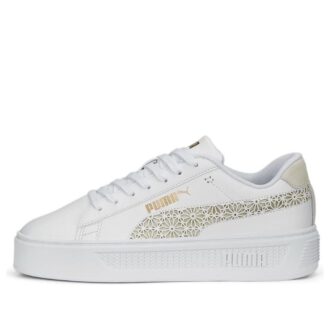 (WMNS) Plataforma Smash V3 «Corte láser blanco oro prístino»