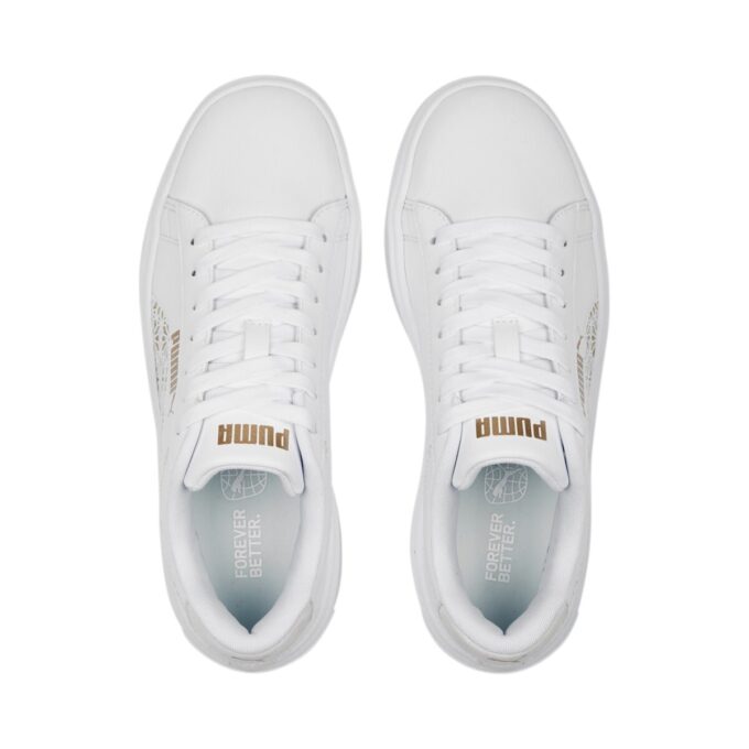 (WMNS) Plataforma Smash V3 «Corte láser blanco oro prístino»