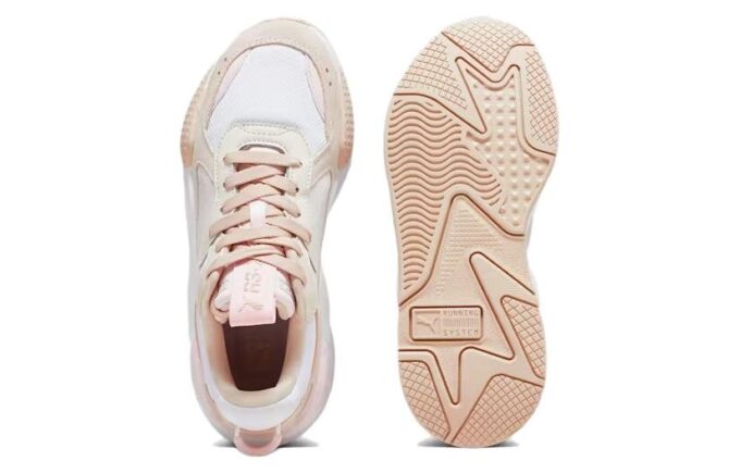 (WMNS) RS-X reinventa el «blanco rosa escarchado»