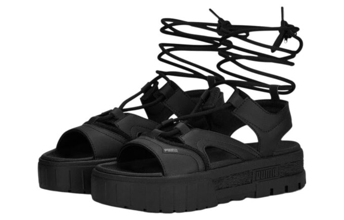 (WMNS) Sandalias Mayze con cordones «Negro»
