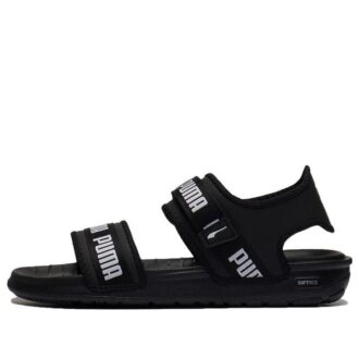 (WMNS) Slide Softride «Wordmark – Negro y blanco»