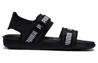 (WMNS) Slide Softride «Wordmark – Negro y blanco»
