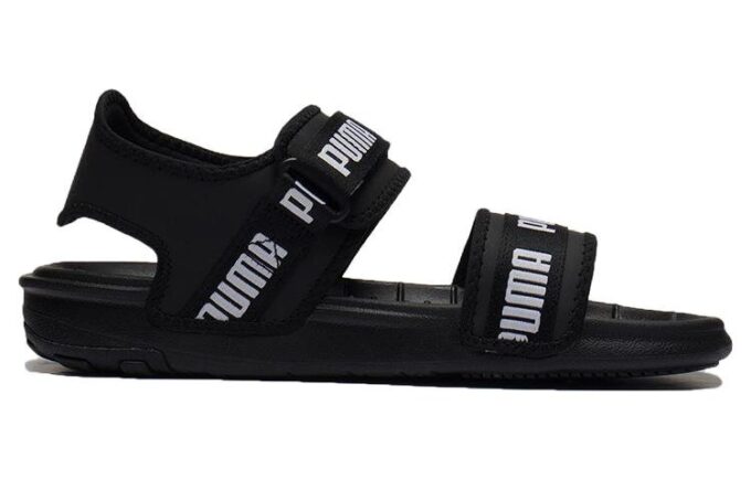 (WMNS) Slide Softride «Wordmark – Negro y blanco»