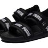 (WMNS) Slide Softride «Wordmark – Negro y blanco»