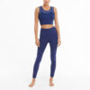 (WMNS) STUDIO Top corto en capas «Azul»