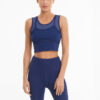 (WMNS) STUDIO Top corto en capas «Azul»