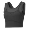 (WMNS) STUDIO Top corto en capas «Negro»