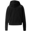 (WMNS) Sudadera con capucha de terciopelo «Negra»