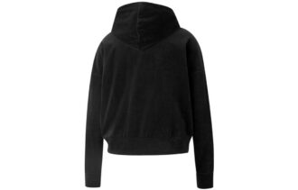 (WMNS) Sudadera con capucha de terciopelo «Negra»
