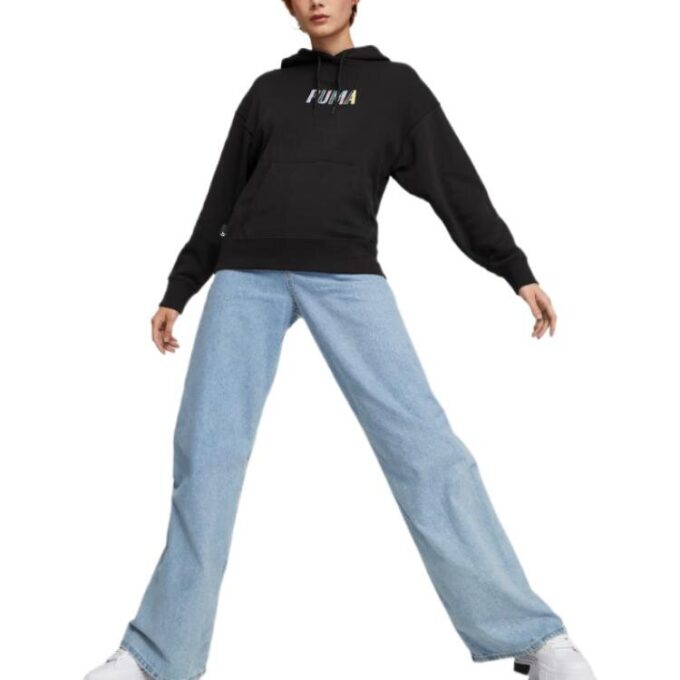 (WMNS) Sudadera con capucha gráfica SWxP «Negra»