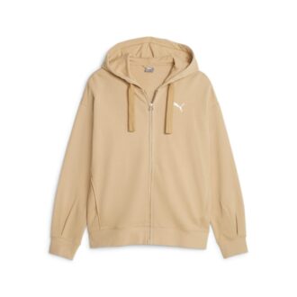 (WMNS) Sudadera con capucha y cremallera completa HER «Tan»