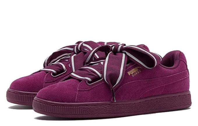 (WMNS) Suede Heart Satin 2 «Morado oscuro»