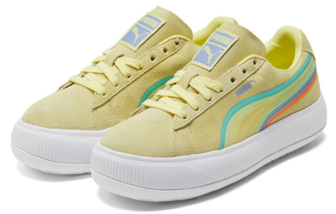 (WMNS) Suede Mayu «Amarillo Blanco Morado»