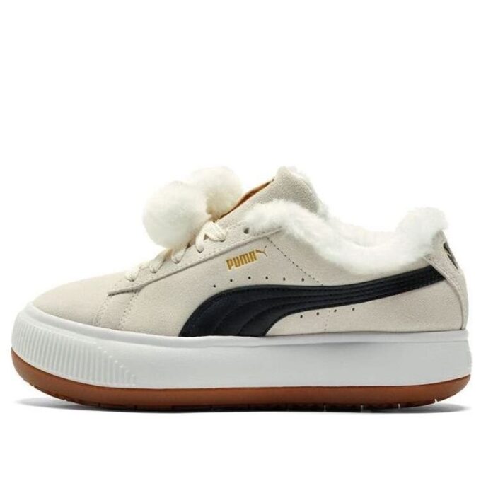 (WMNS) Suede Mayu «Fur – Blanco Susurro Negro»