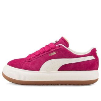 (WMNS) Suede Mayu Up «Vino Rojo Crema Blanco»