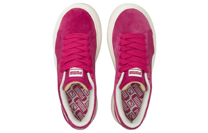 (WMNS) Suede Mayu Up «Vino Rojo Crema Blanco»
