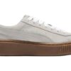 (WMNS) Suede Platform Core L «Whisper White»